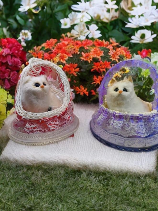 CAT BASKET WITH LIGHT