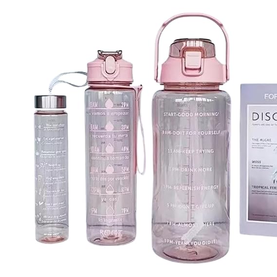 3 IN 1 TRANSPARENT BOTTLE