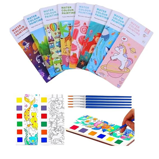 COLOUR PAINTING BOOK SET